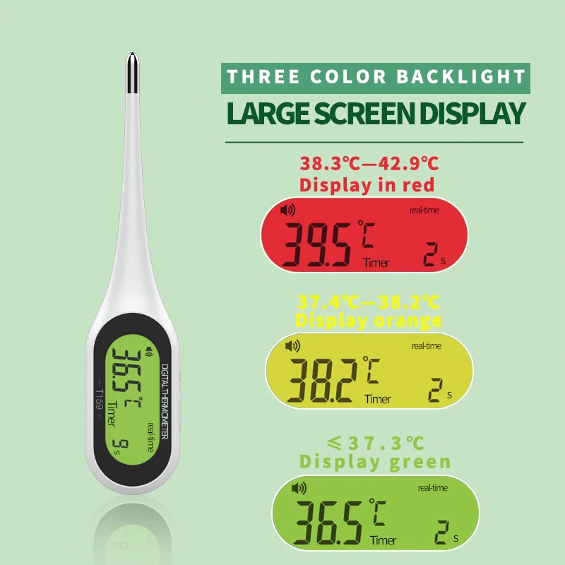 termometros digital Countdown function, three color backlight display, suitable for children and adults home health