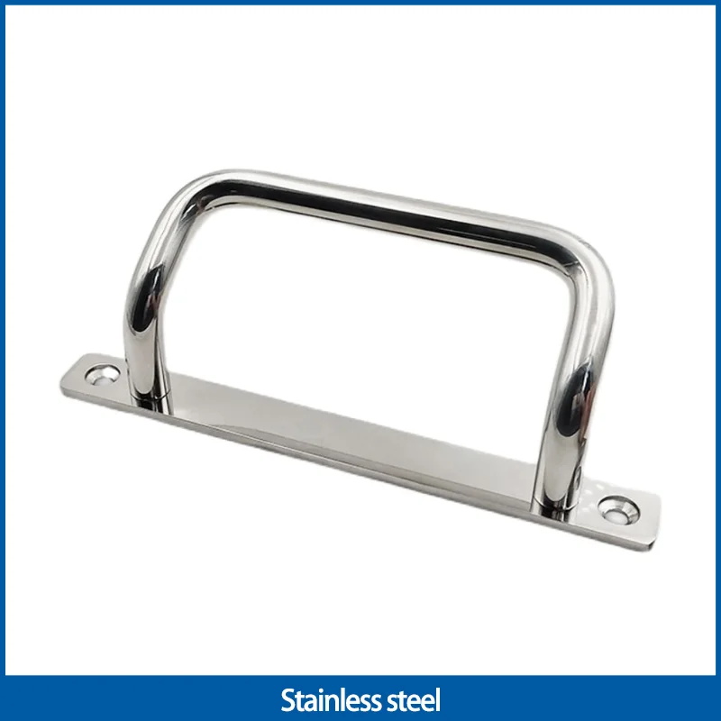 

New Type Handle With Pad For Industrial Equipment Stainless Steel Machinery Corner Bracket Double Bend Handle