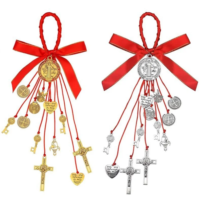 Alloy jewelry woven pendants, car ornaments, door and home decorations, Christmas, Halloween, Easter gifts