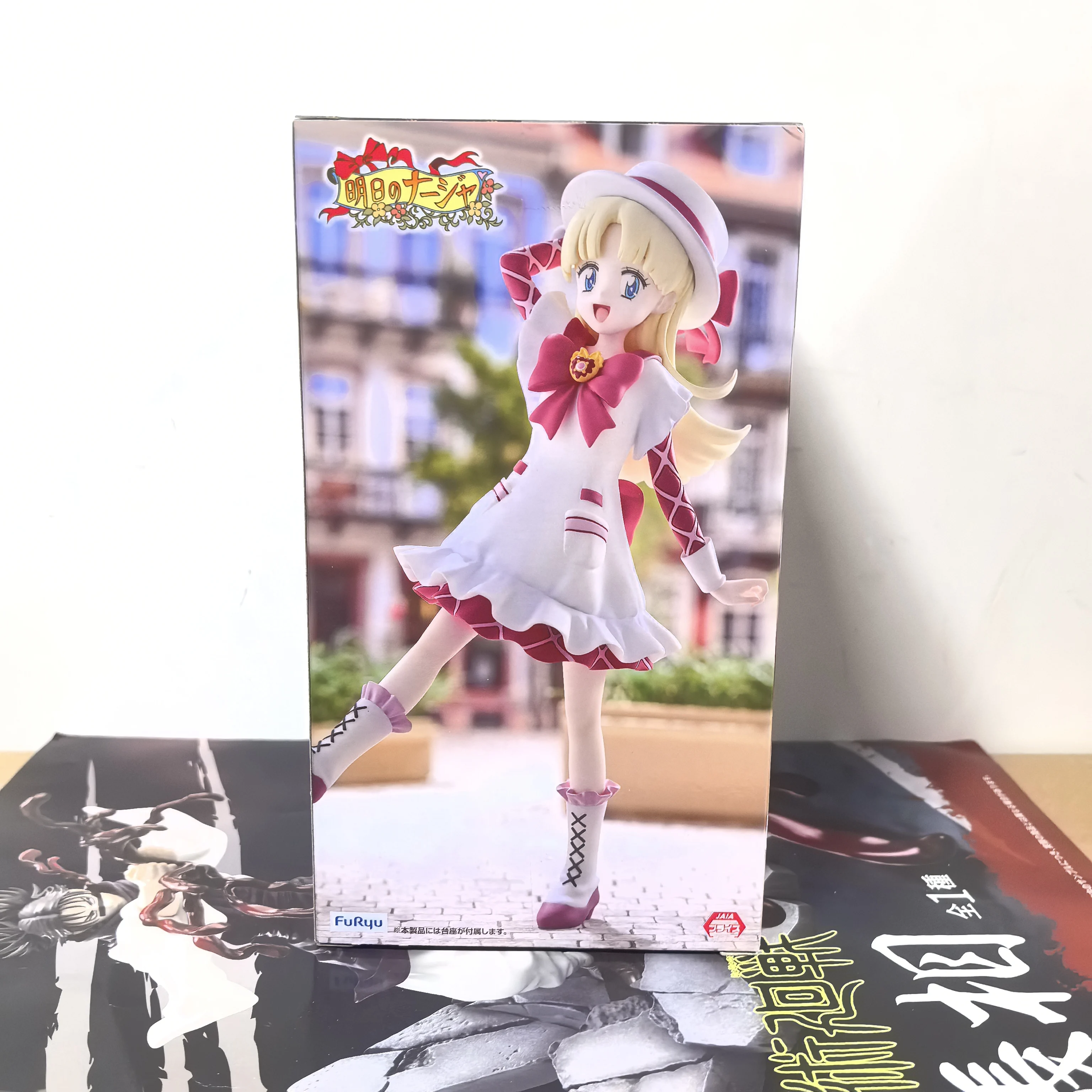 Original FuRyu Trio-Try-iT รูป Ashita no Nadja Applelield Action ตุ๊กตาของเล่น PVC Collection ตุ๊กตาของขวัญ