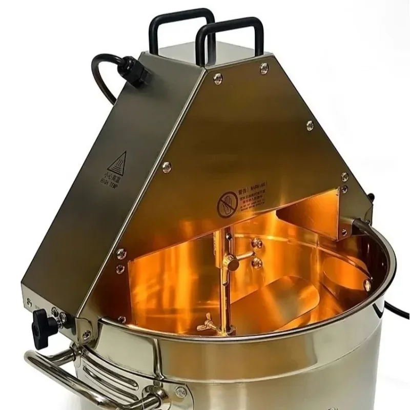 M3020E Food Stirrer Pot Fry Machine 10L Stir-fry Machine Food Jam Sauce Mixing Wok 220V Automatic Stir Fry Machine 110/220V