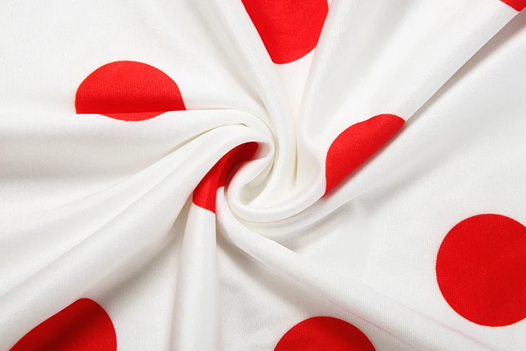 Weird Puss Sexy Rückenfreies Langes Kleid für Damen, Polka-Dot-Druck, Schnürung, Neckholder, Rollkragen, Ärmellos, Mitternachtsparty, Elegante Vestidos – Detail 10