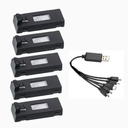 3.7V 1800mah Lipo Battery and Charger For E88 E88PRO E99 Ls-E525 E525 PRO Mini Drone RC Quadcopter Spare Parts e88 drone battery
