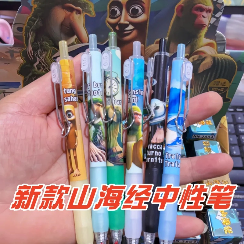 قلم جل تونغ تونغ صحور انقر فوق قلم هدية الطالب القرطاسية قلم جل إبداعي ناعم وسهل الكتابة بدون قلم مربى الحبر