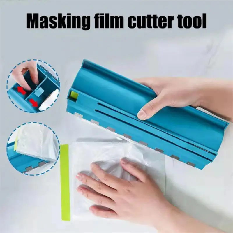 Cover Film Cutter Car Paint Masking Film Cutting Tool Drywall Master Masking Film Cutting Tool Painters Tape Home Applicances