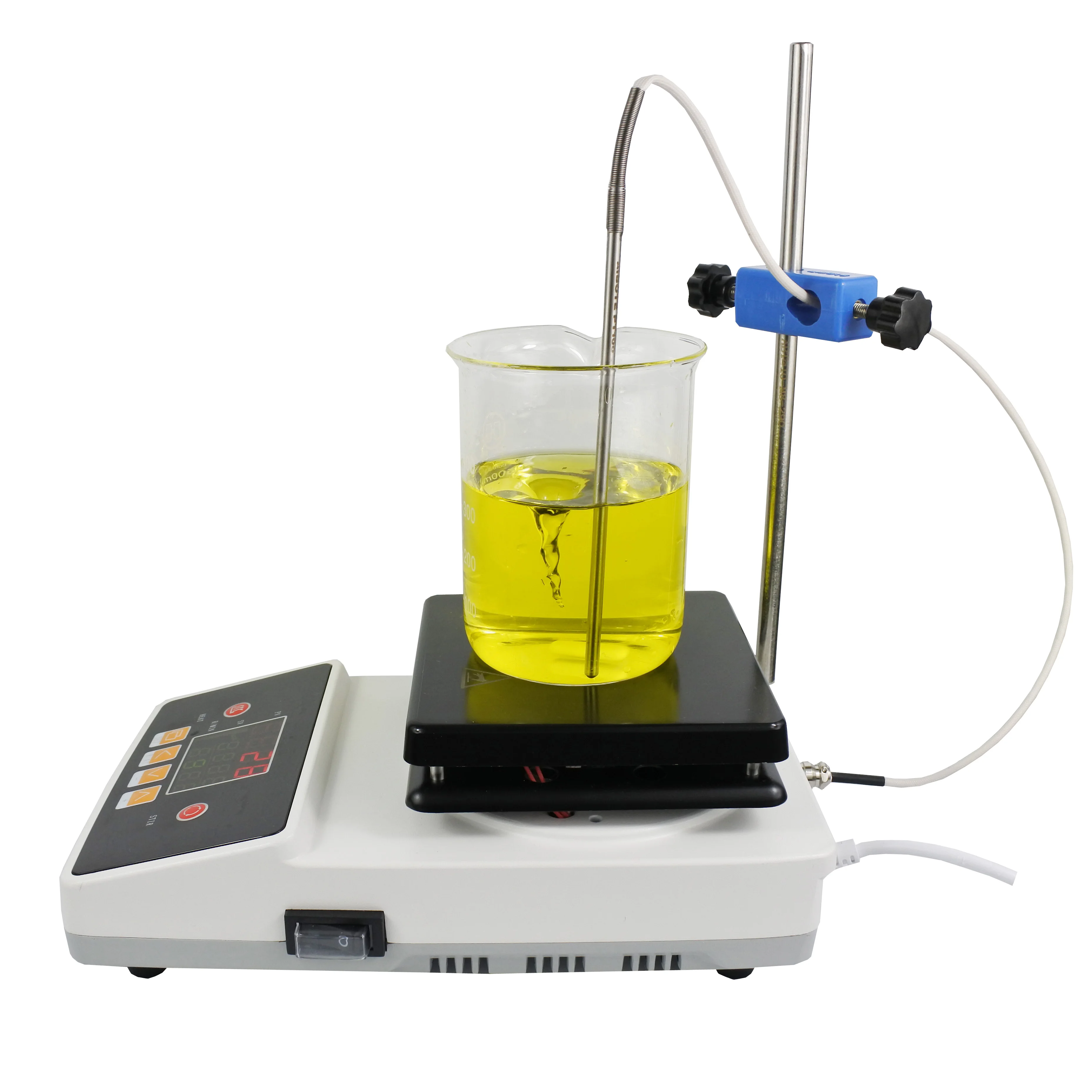 2L Mini Thermostatic Square Ceramic Top Magnetic Stirrer With Hot Plate Manual