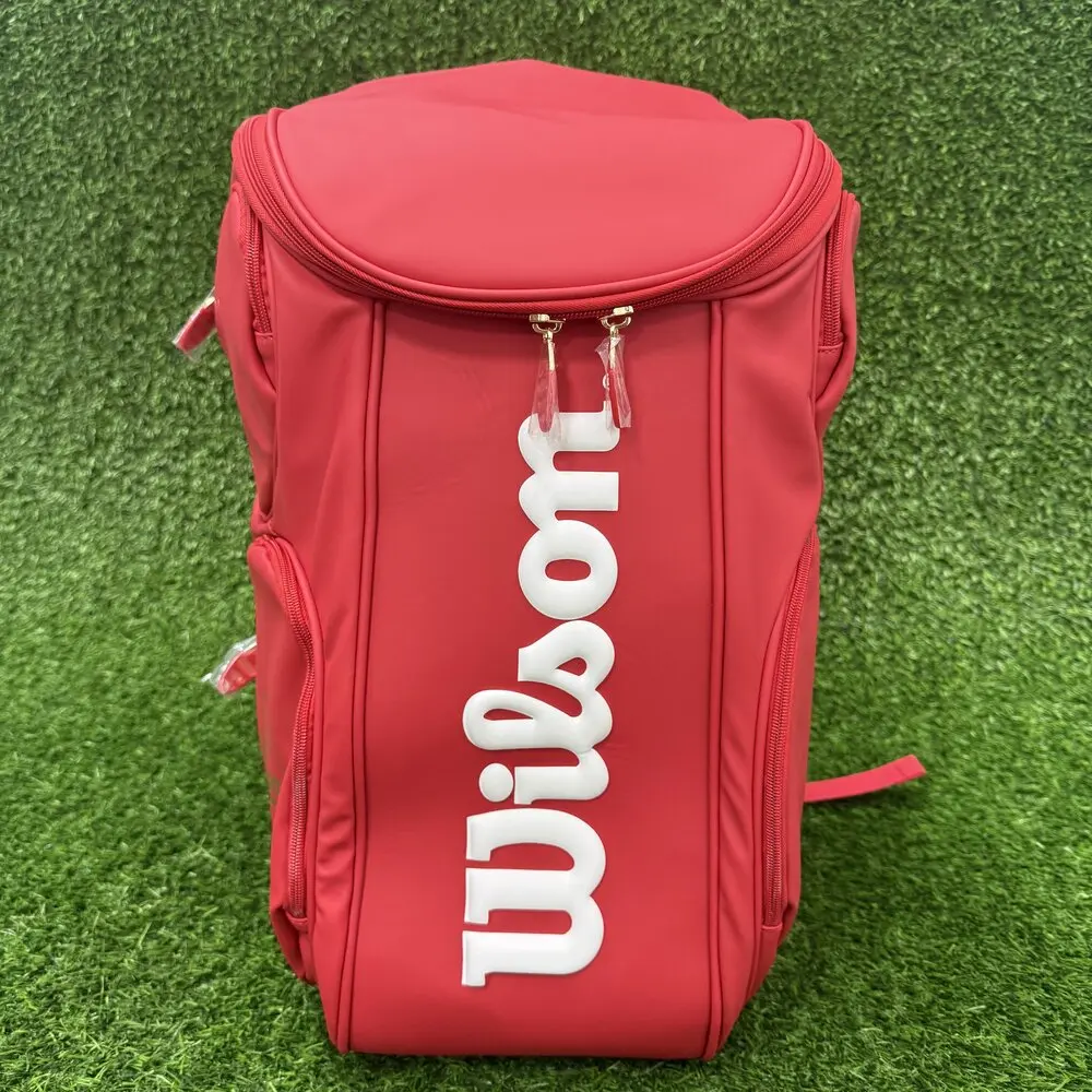 

Wilson 100th Anniversary Tennis Backpack Multi-functional High-Capacity Holds 2Tennis Rackets Men Women Sports Backpack