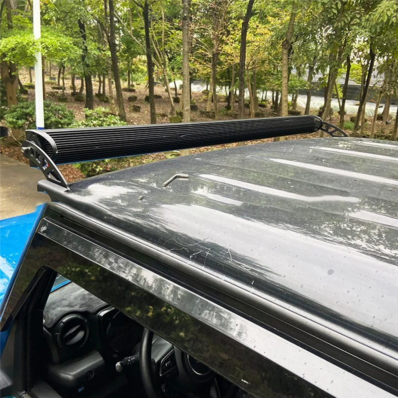 

Скидка-кронштейн светодиодной панели на крышу автомобиля для Suzuki Jimny 2019-2022 JB64 Sierra JB74W 52 дюйма 4X4 внедорожные внешние аксессуары