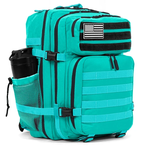 Imagen 2 del producto Mochila táctica de 45L para hombre, impermeable, para deportes al aire libre, viajes, gimnasio, senderismo, bolsa para insectos, mochila militar para acampar, caza y supervivencia