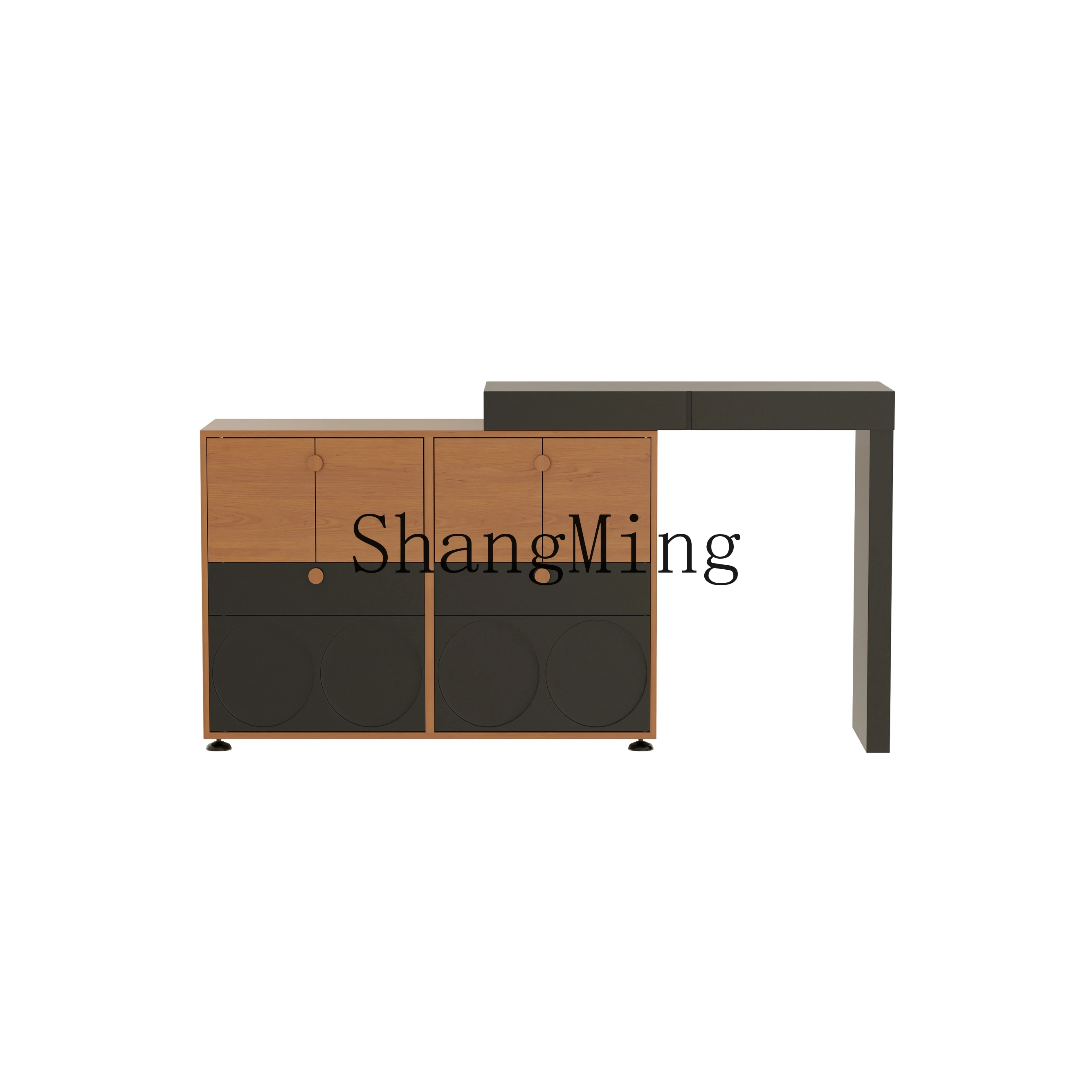 

HJ medieval dresser high-end master bedroom dresser storage integrated bedside makeup table