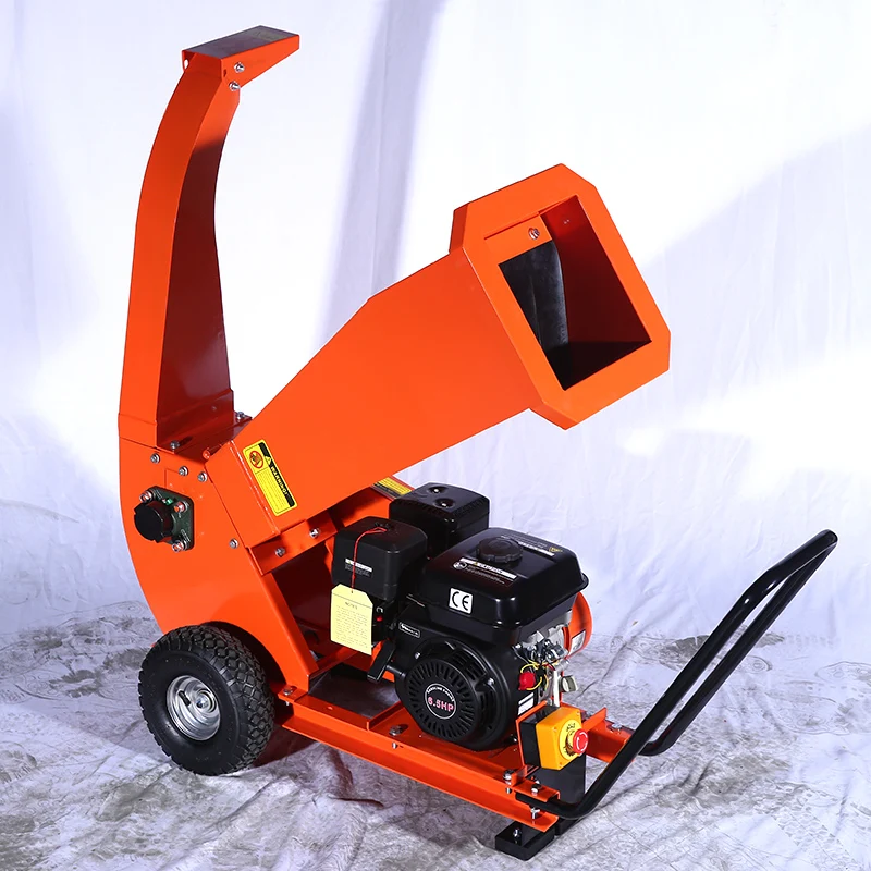 Customized Landscape Wood Chipper Fast Action Engine Driven Shredder For Garden And Estate Work