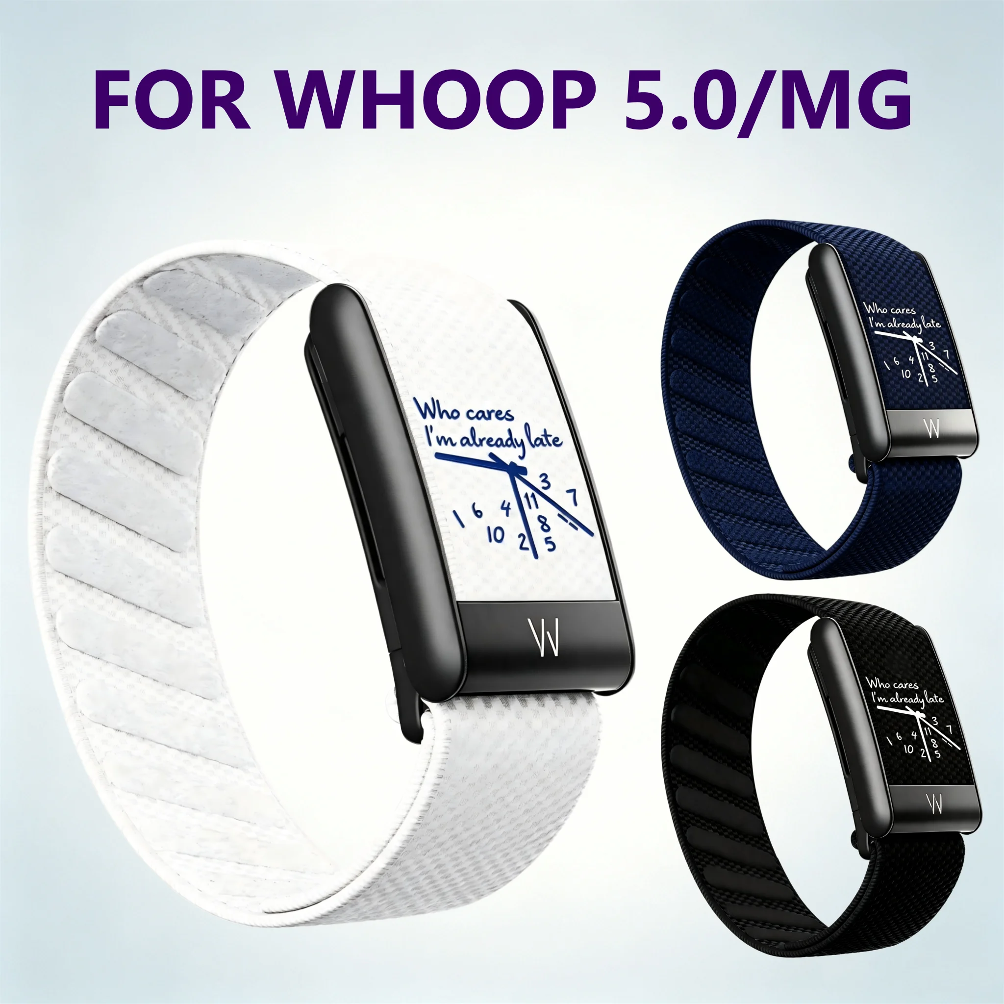 Personalized Handwritten Quote Watch Face For Whoop 5.0/MG Clock Dial Printed Band Multi Color Replacement Wristband