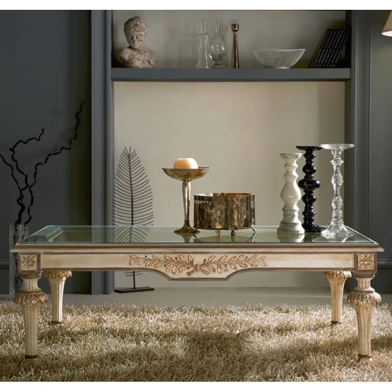 

Handmade art sofa few old white wooden full coffee table