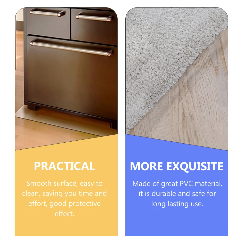 

Anti-slip Protective Pad Floor Non-slip Mat Hard Protector Refrigerator Chair for Carpet Desk