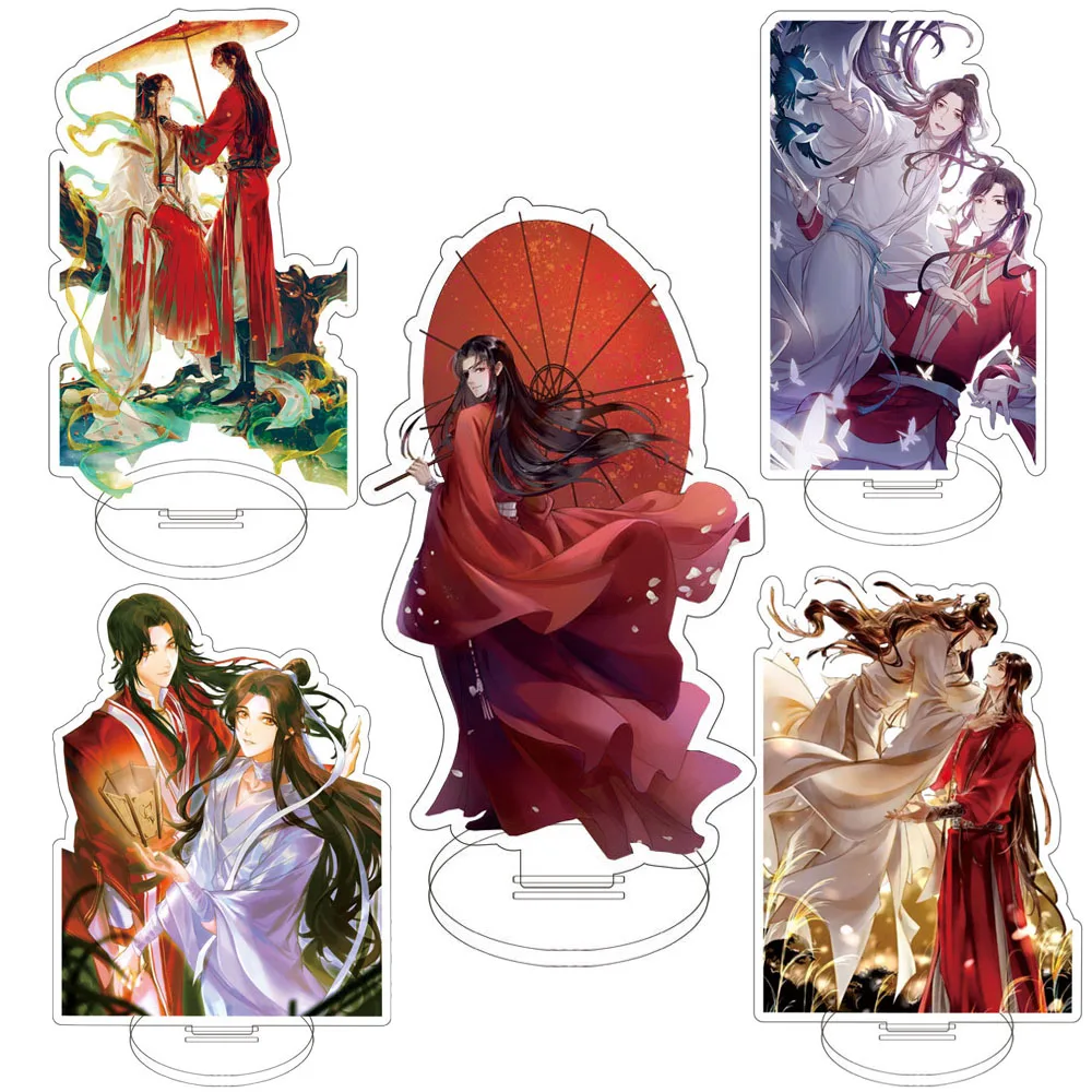 Hot Anime Heaven Official’s Blessing Acrylic Stand Figure Model Tian Guan CiFu Hua Cheng Xie Lian Cosplay Desk Decor Accessories