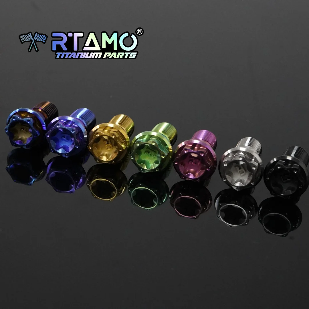 RTAMO Gr5 Titanium Hohlschraube M10X1.0/1.25P Bremssattelschraube für Brembo Hauptzylinder – Detail 3