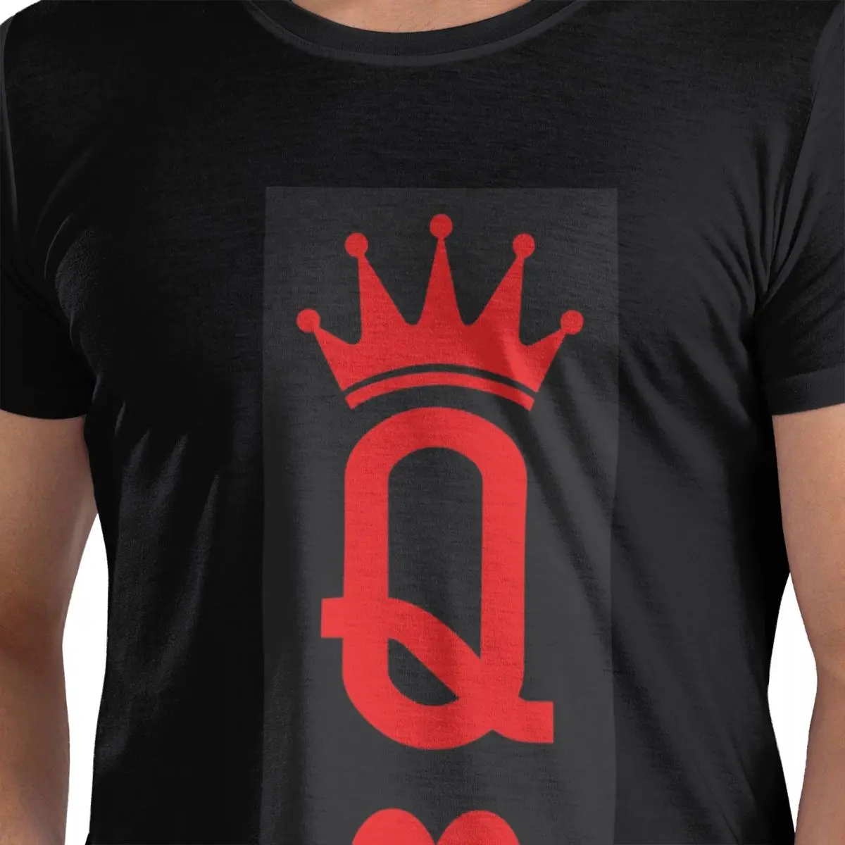 

Queen Of Hearts 100% Cotton T-Shirt Men's Funny T Shirts Men O-Neck Short Sleeve S-6XL