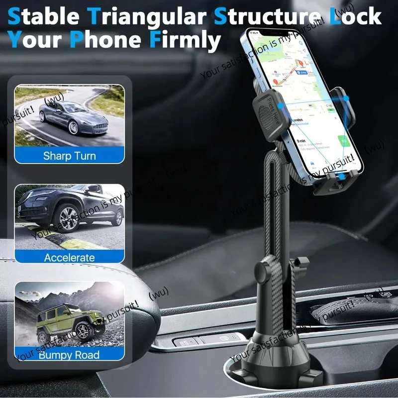 Multifunctional rotating adjustable car cup holder mobile phone holder