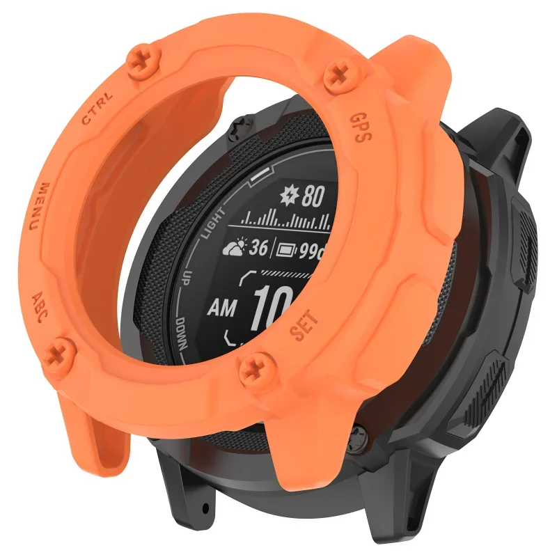 가민 인스팅트 2X 스마트워치용 보호대 케이스, 보호 범퍼 실리콘 소프트 커버, 쉘 액세서리