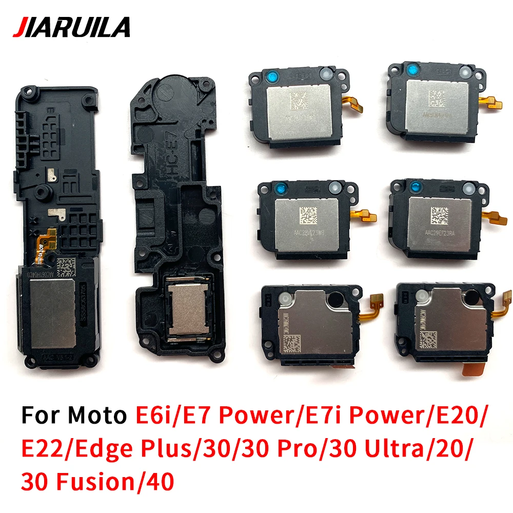 Altavoz para Moto E6i E7 E7i Power E20 E22 Edge 20 30 Fusion Pro, pieza de repuesto