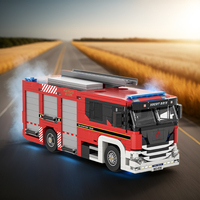 704PCS Fire Truck Building Blocks City Engineering Rescue Vehicle Model Bricks Educational DIY Toys Holiday Gifts For Kids