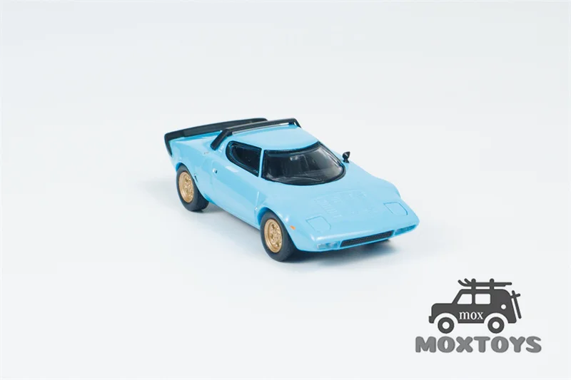 MINI GT 1:64 Lancia Stratos HF Stradale Azzuro Chiaro LHD Diecast Model Car