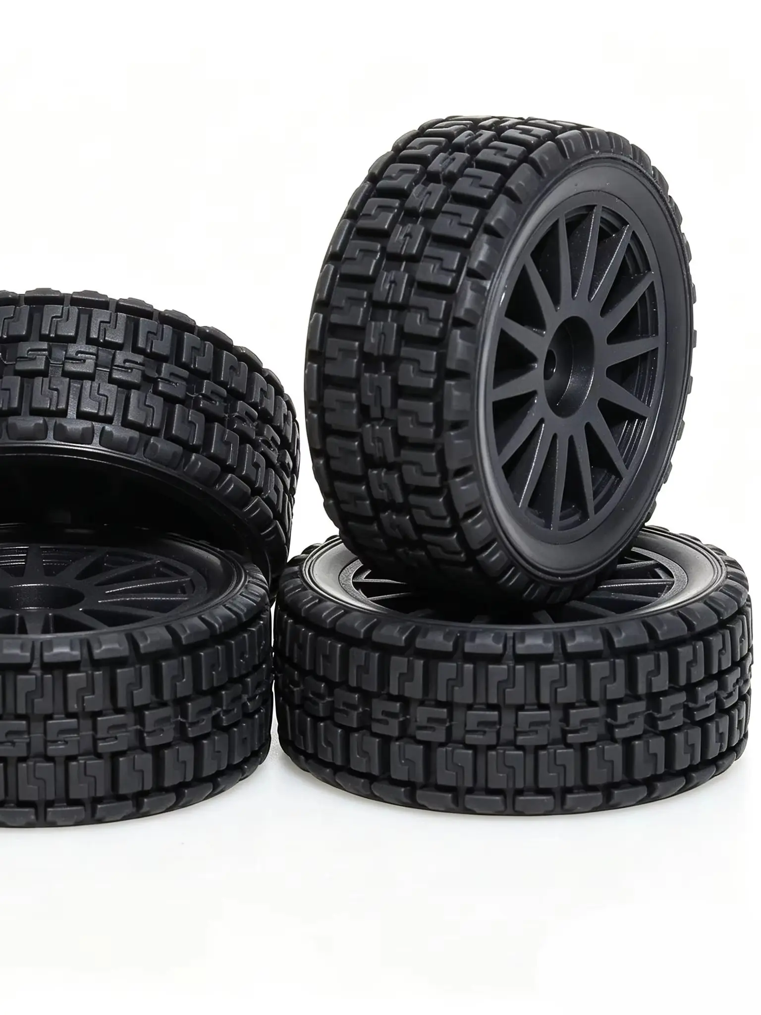 4 Stück 69 mm Gummi-Offroad-Reifen für MJX Hyper Go 10303 10304 1/10 RC Car Upgrade-Ersatzteile