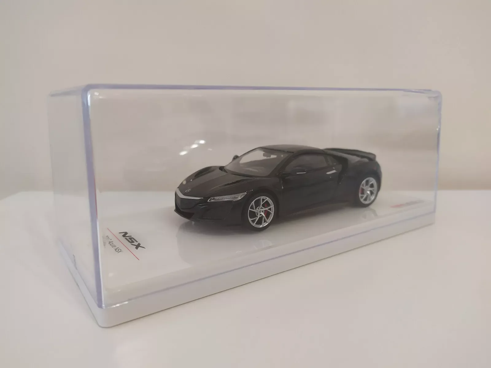 

1:43 TSM NSX 2017 Black Diecast Car Model Gift Model Car Collection Limited Edition Hobby Toys