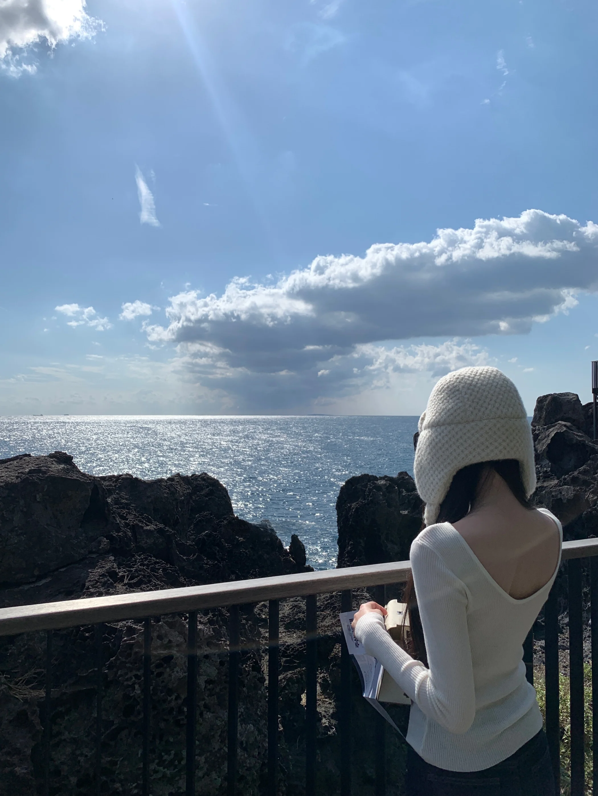 

UDRY Свитер из саржевого вязания «Напівпостоянный базовый слой» Двусторонняя одежда Черно-белый двухсекционный облегающий свитер для поездок на работу Long Sve