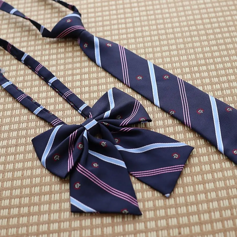 Accessories Stripe Flower Crown DK Neckties Bowknot Neckties JK Uniform Bow Ties School Students Neckties Sailor Suit Bowties