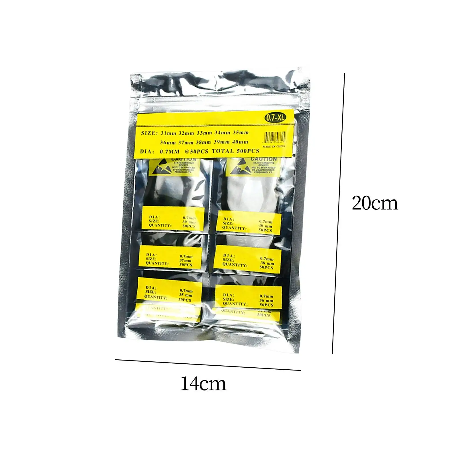 500Pcs Watch Back Gasket Waterproof Repair Parts Watch Repair Tool Watch Back Cover Seal Gaskets Rubber Seal Washer 31mm-40mm