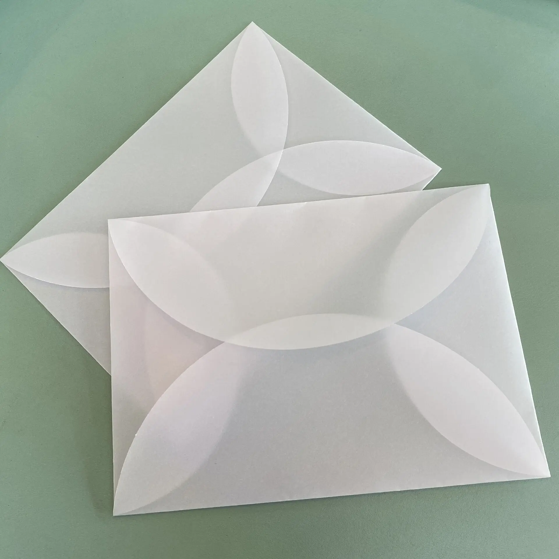 10Pcs Translucent Sulfate Paper Envelopes for Wedding Invitations Postcards Gift Wrapping