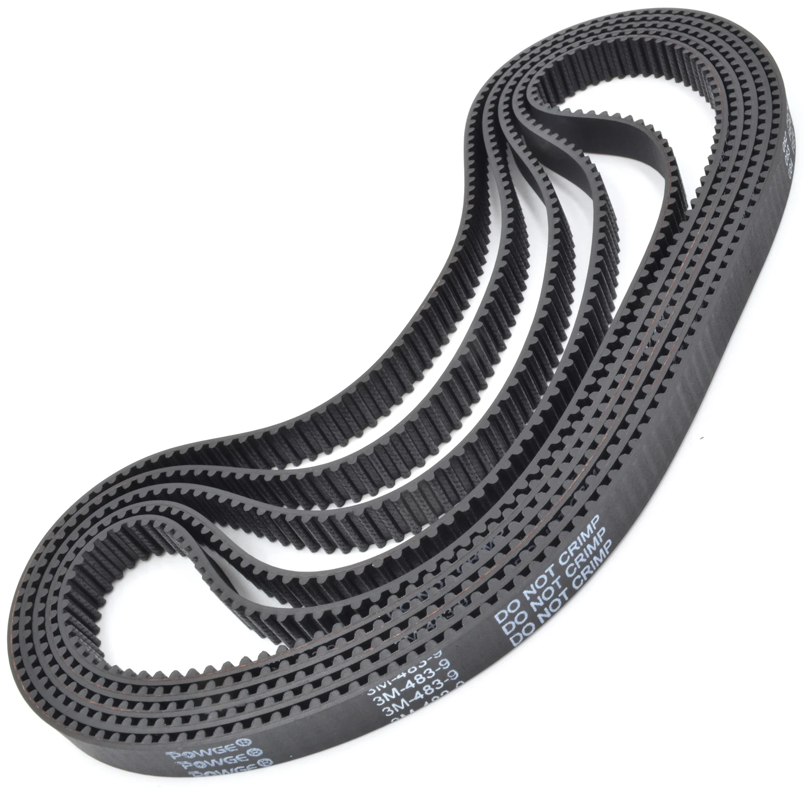 POWGE HTD 3M Timing belt Lp=450 453 456 459 462 465 468 471 474 477 480 483 486 489 492 495 498 501 504 507 Width 6-30mm Rubber
