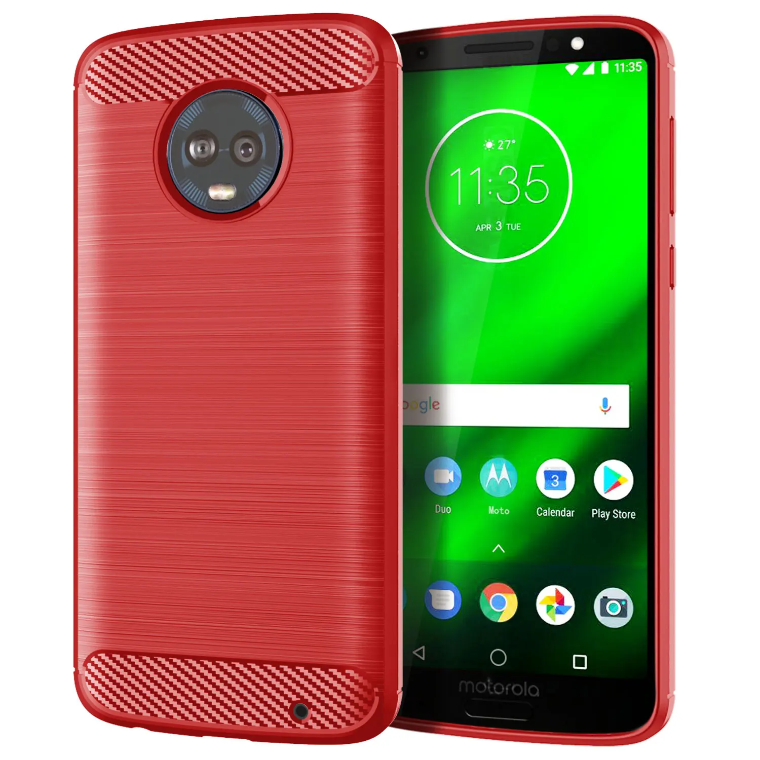 Frosted Case For Moto G6 Plus G6 play G6+ Anti Shock Cover for Motorola G6plus moto g6 Shockproof Carbon Fiber Cases