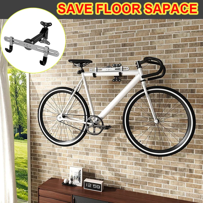 

Настенный крюк для велосипеда, крюк для хранения велосипедов, горизонтальная регулируемая стойка для хранения велосипедов в помещении, велопарковка