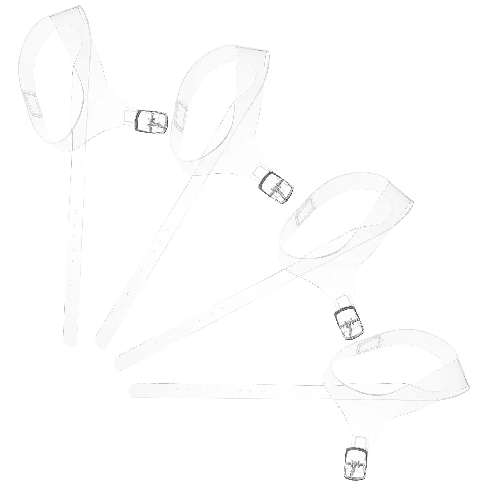 

2Pairs Adjustable High Heel Shoe Straps Elasticated Anti-Slip Ankle Fastening Replacement Shoelace for Loose Shoes Comfort