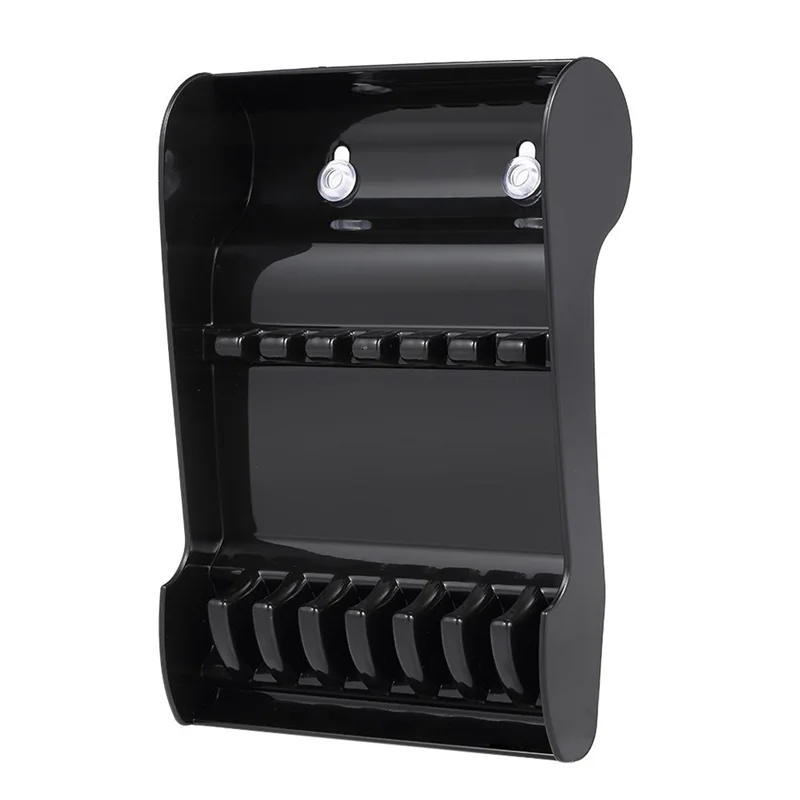 

2X Salon Shears Stand Rack Case Hair Scissor Holder 6 Holder Hair Scissor Storage Tray For Hairdresser With 2 Sucker