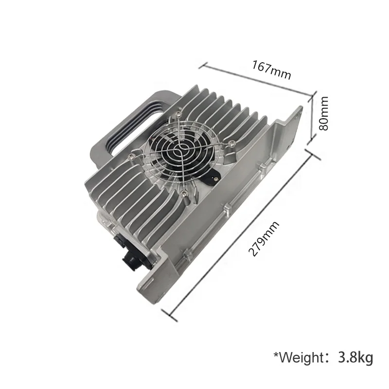 Golf Cart Battery Charger 48v Lifepo4 2kw On Board Waterproof Charger Electric Scooter Motorcycle OBC