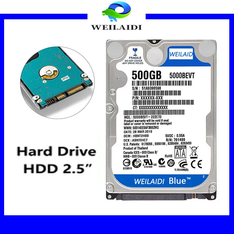 160GB 250GB 320GB 500GB 750GB 1TB 2TB 4TB Laptop Desktop Internal Hard Disk Drive HDD 2.5