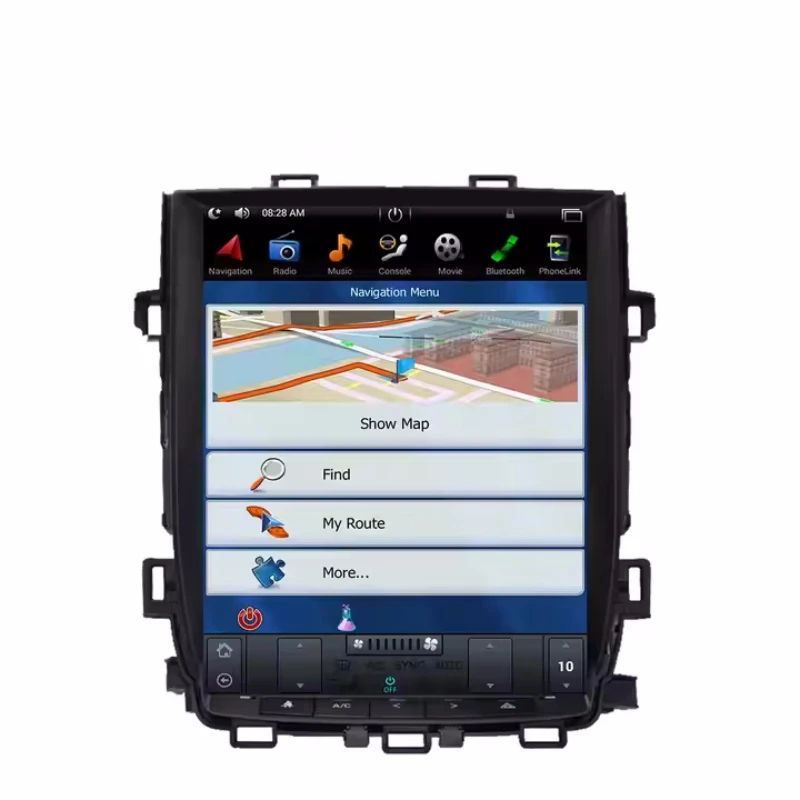 

Aotsr 12.1" Android Car Radio For Toyota Alphard 2007 2008 2009 2010 2011-2014 Touch Screen Stereo Video Audio GPS Multimedia 4G