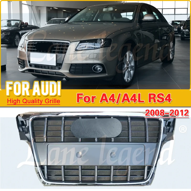 

Car Anterior Reticulum For S4 Style Modification RS4 Grille Front Grille Ventilation Net For Audi A4/S4 2008 2009 2010 2011 2012