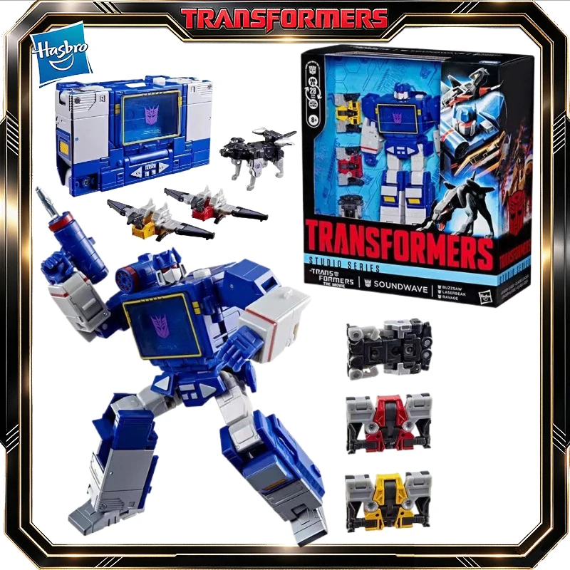 In-Stock Hasbro Classic Transformers Toy Studio Series SS86 Leader Class Soundwave Action Figure Robot Toys Collect Gift Hobbies