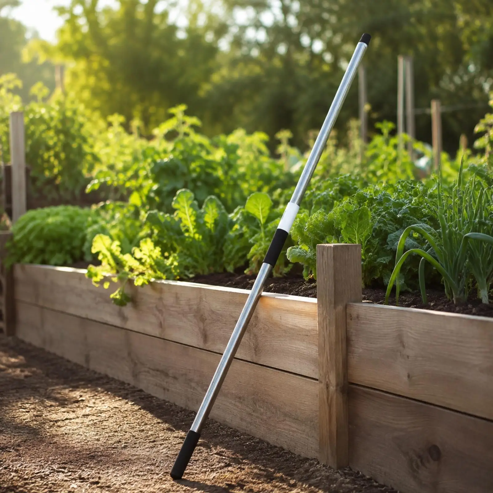 Fiberglass Core Shovel Handle Spade Replacement with Black Grip for Agricultural Garden Tool Outdoor Work