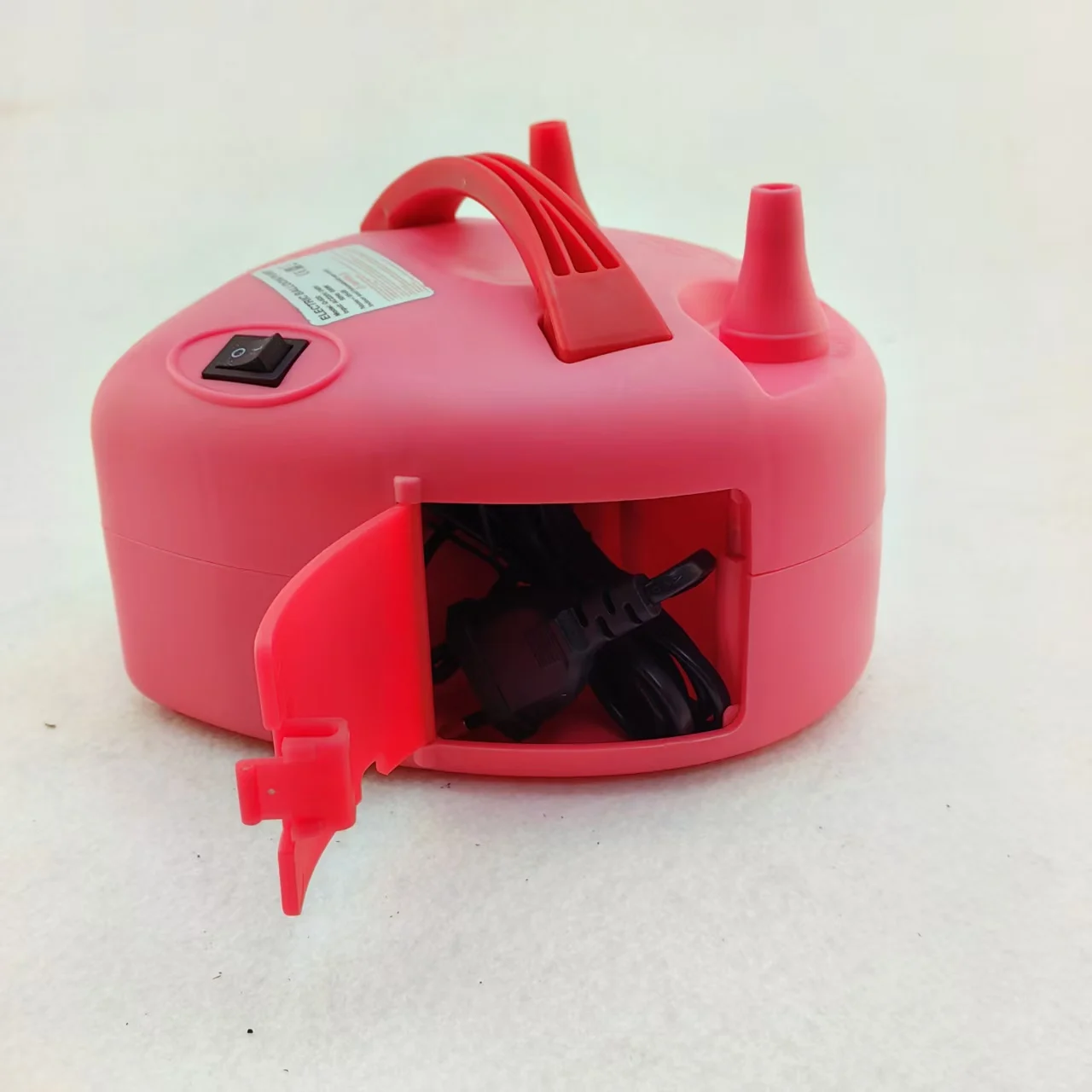 Heart Shaped Portable Electric Balloon Inflator Pump Double Nozzle Air Blower For Party Balloons Inflatable Tool