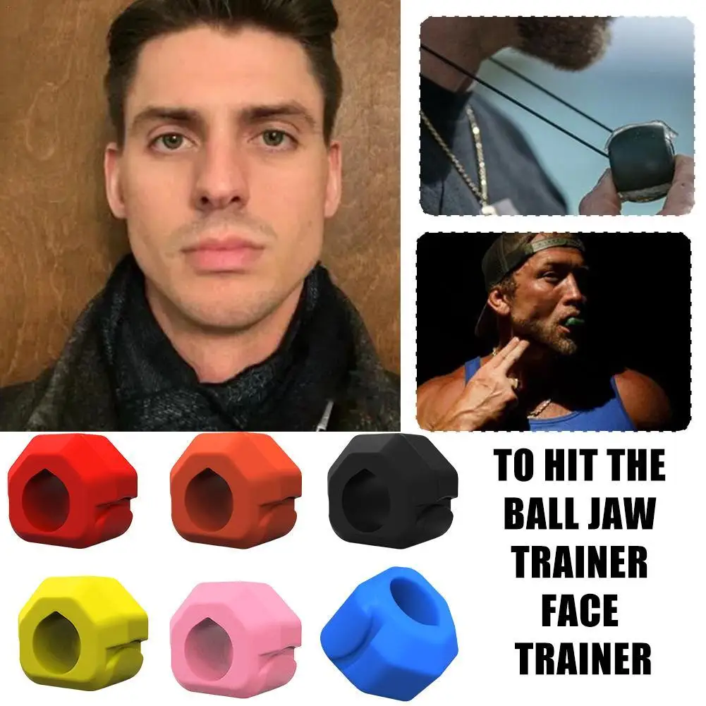 1Pc Silica Gel Gesicht Fitness Ball Kiefer Exerciser Gesichts Toner Reduzieren Doppel Kinn Entspannen Ball Gym Fitness Training Jawline Simulator