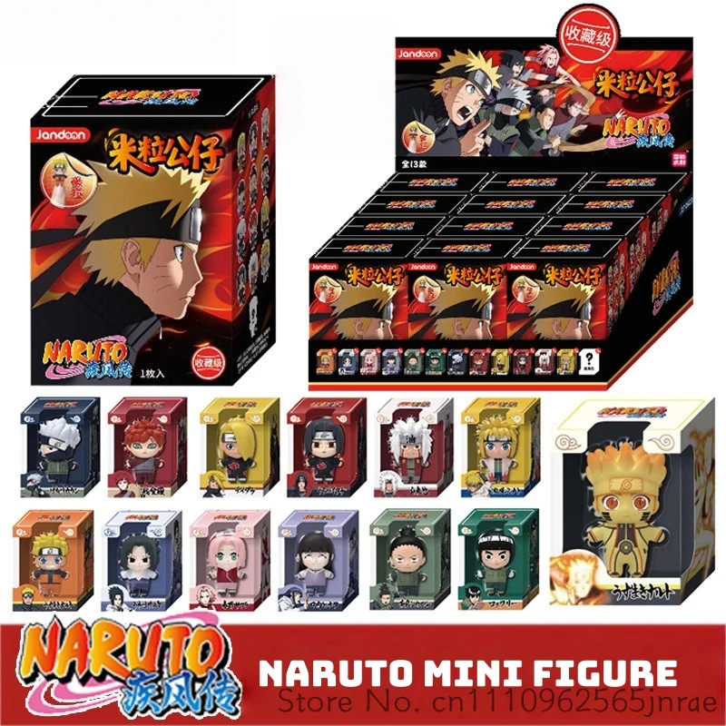 

Jandoon Naruto Shippuden Blind Box Mini Action Figure Cute Collectible Figurine Desktop Decoration For Anime Adult Collectors
