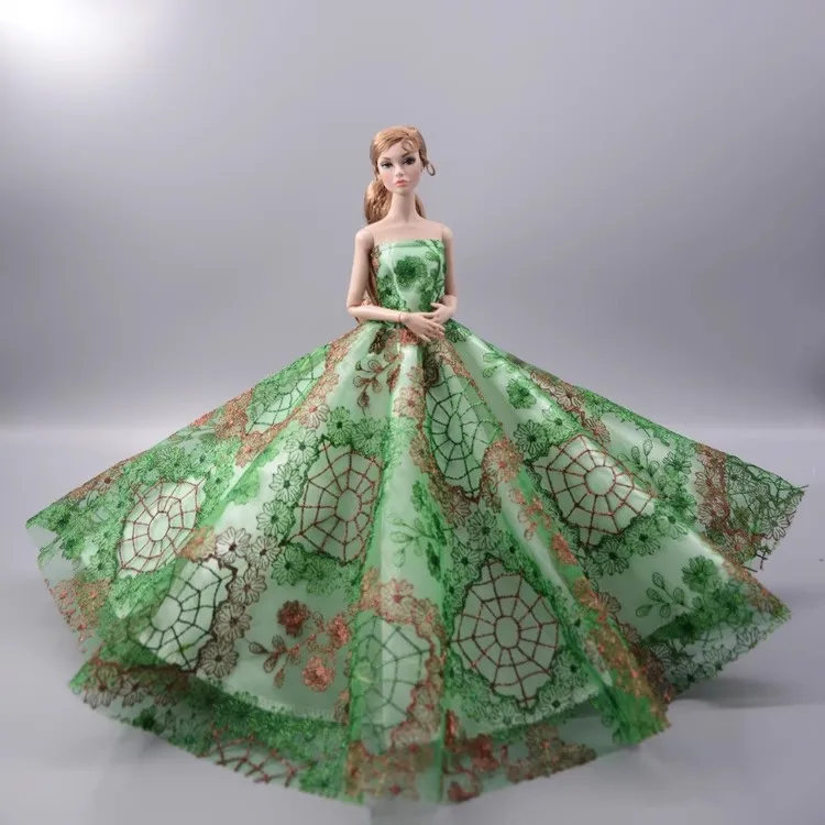 1 Set Doll Clothes 1:6 Scale Dress Gown Outfit for 11.5 Inch 30cm Doll Many Style for Choice Gifts for Girls Doll Accessories #8