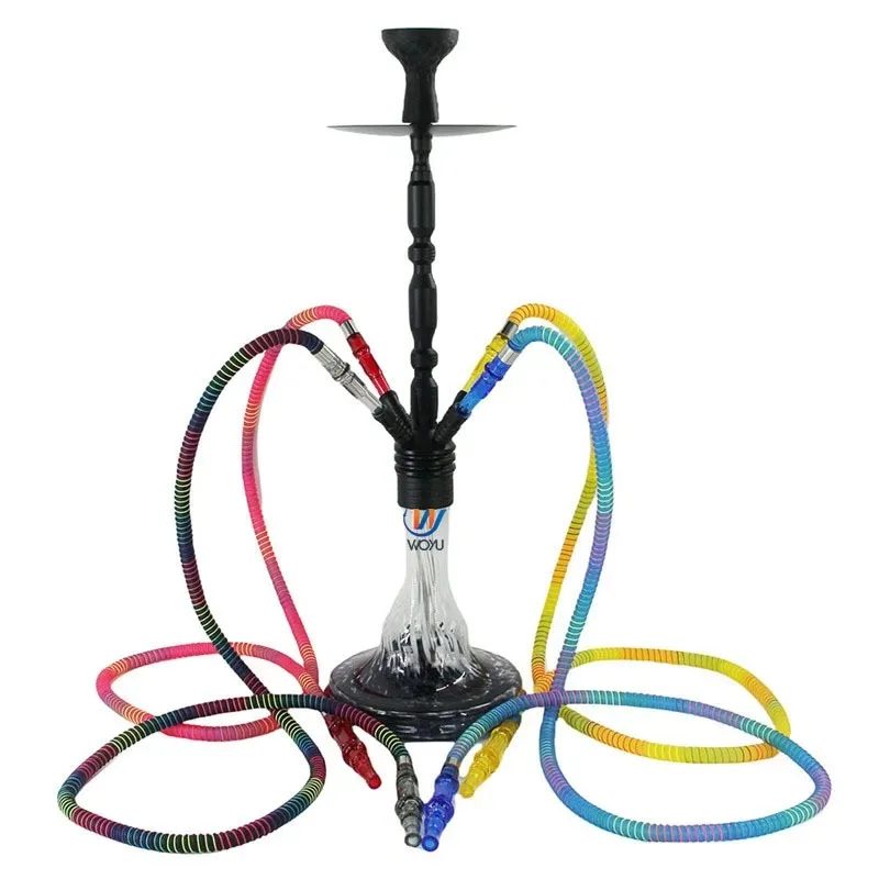 Four-person Arab shisha bar, shisha pot, aluminum alloy shisha accessories, charcoal, smoke paste, tinfoil