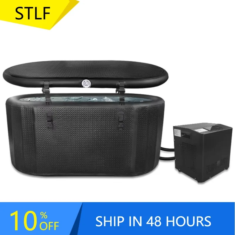

YTYIN Vanace Sports Recovery 1.5HP Water Chiller Inflatable Water Chiller Tub Cold Plunge Drop Stitch Ice Bath WIth Chiller