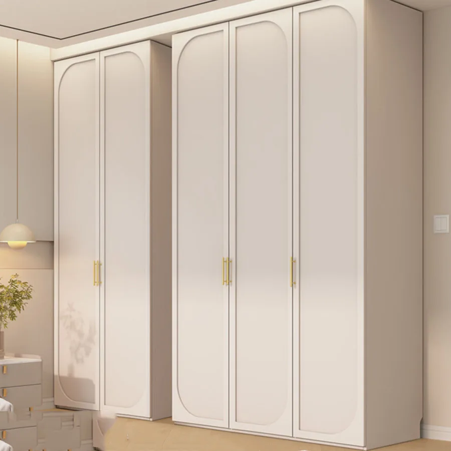 Luxury Wardrobes White Big Household Large Size Clothes Storage Space Saving Closet Vertical Guarda Roupas Bedroom Furniture